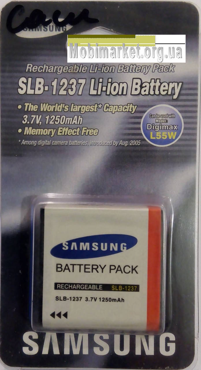

Аккумулятор фото Samsung SLB-1237
