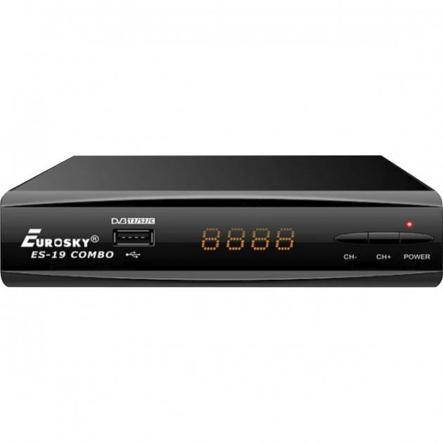 

Спутниковый/эфирный ресивер Eurosky ES-19 Combo