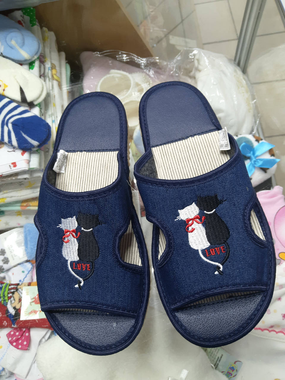 

Тапочки женские р.37 39, Синий