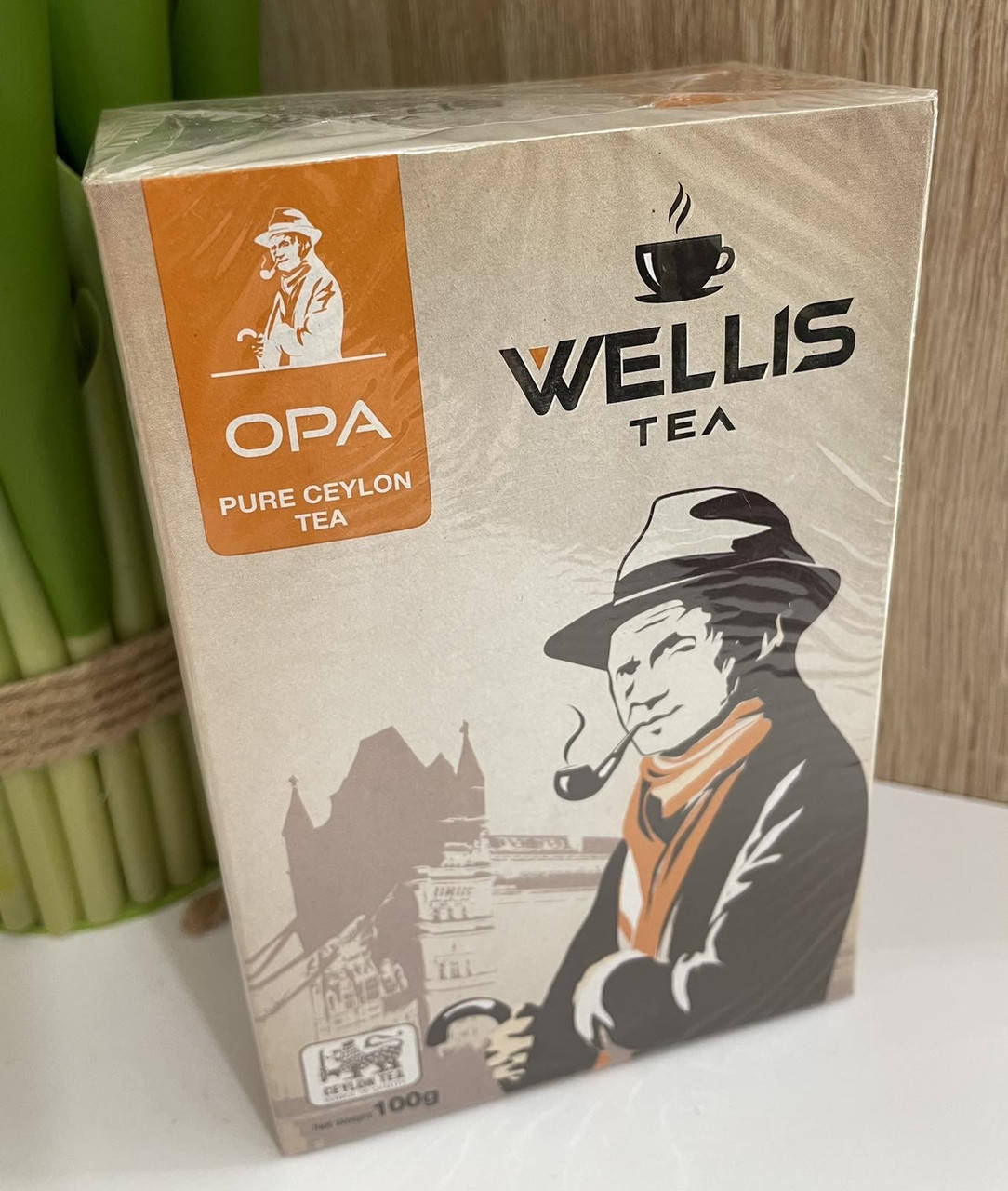 

Чай Wellis OPA чёрный крупнолистовой, 100 грамм, цейлонский Веллис опа