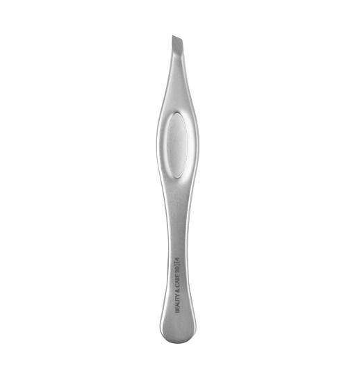 

Пинцет для коррекции бровей Staleks Beauty & Care скошенный TBC-20/4