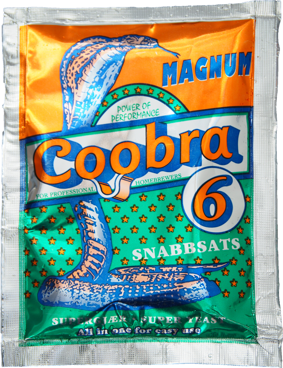 

Cухие турбо дрожжи Coobra 6 Magnum