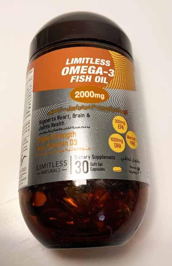 

Limitless Omega-3 Fish Oil Комплекс витаминов 30 капсул