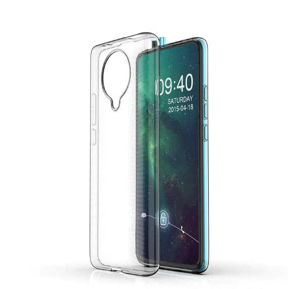 

Ультратонкий 0,3 мм чехол на Xiaomi Poco F2 Pro прозрачный, Белый
