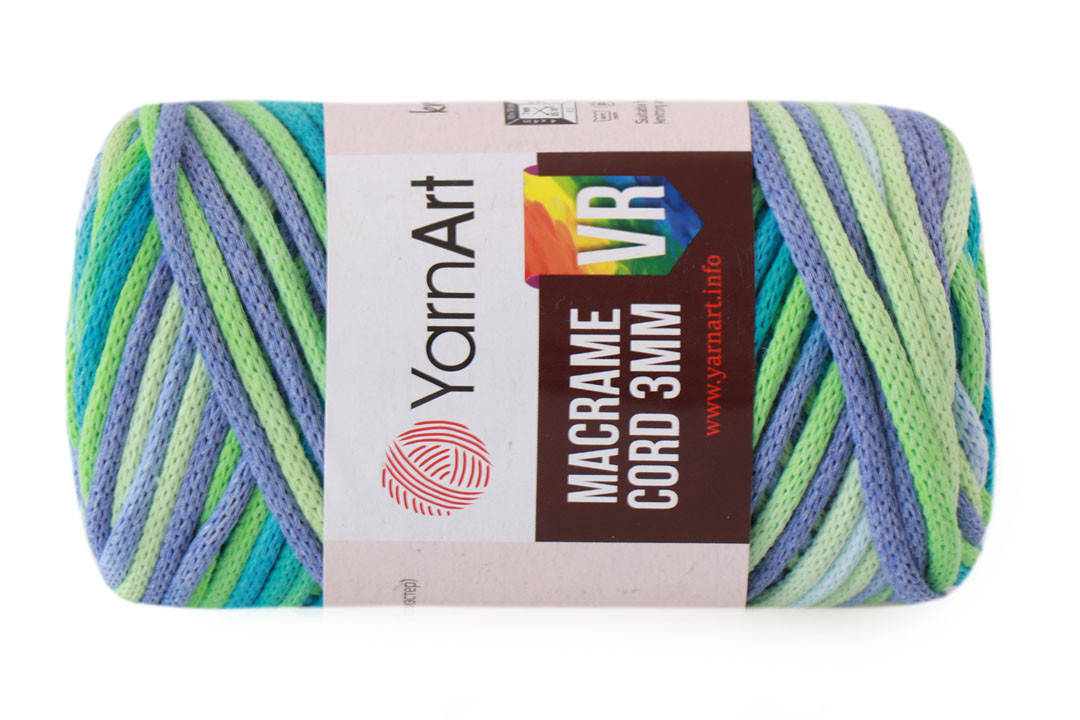 

YarnArt Macrame Cord 3mmYarnArt VR, №920, Секционное крашение