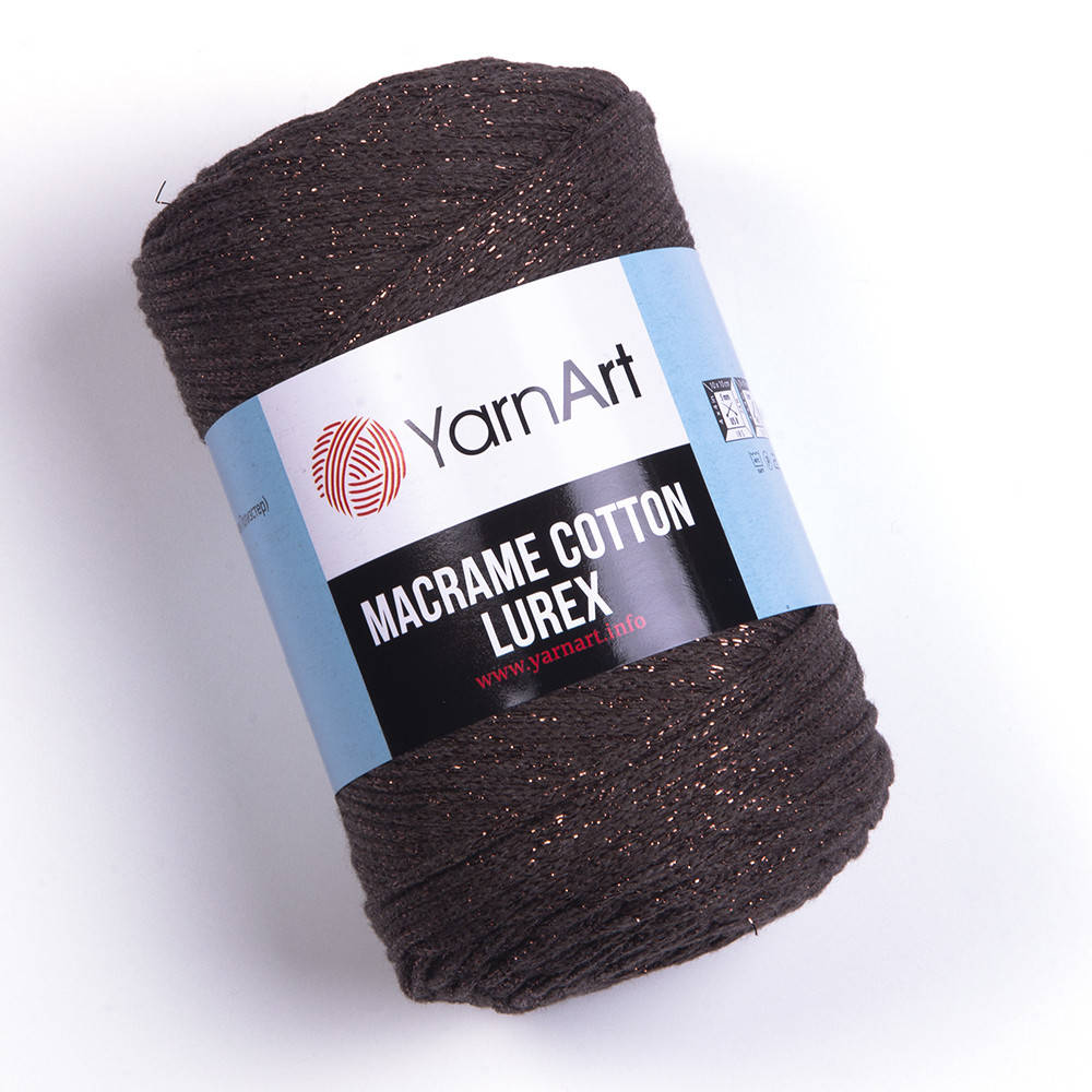 

Пряжа YarnArt Macrame Cotton Lurex 736 шоколад