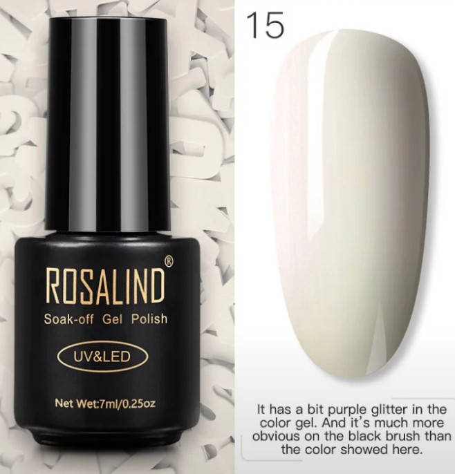 

Гель лак Rosalind, 7 мл. полупрозрачный с фиолетовым отливом.