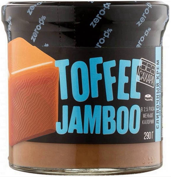 

Сливочный крем Mr. Djemius ZERO "TOFFEE JAMBOO" (290 грамм)