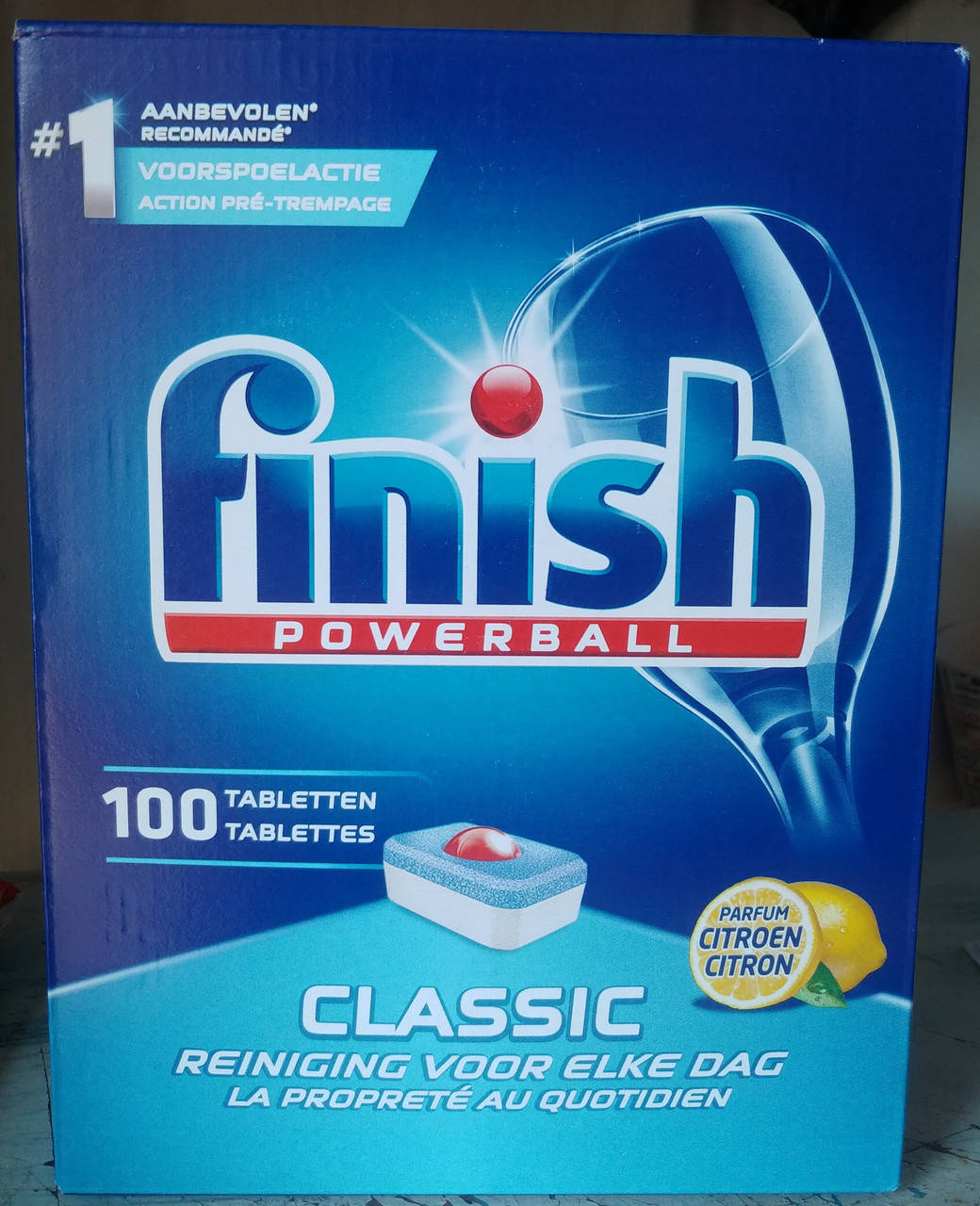 

Таблетки для посудомоечной машины Finish Classic Lemon 100 шт
