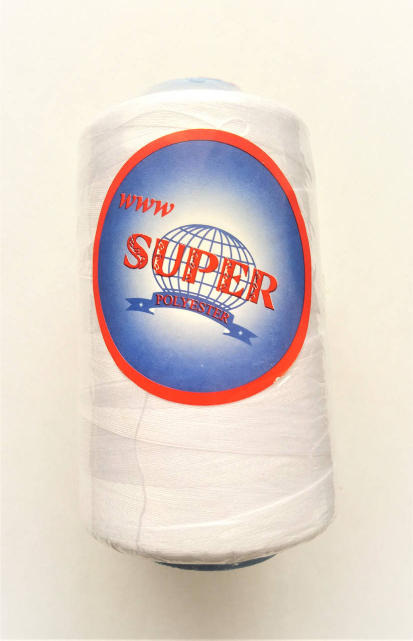 

Нитки швейные 40/2 4000 ярдов ТМ Super, Белый