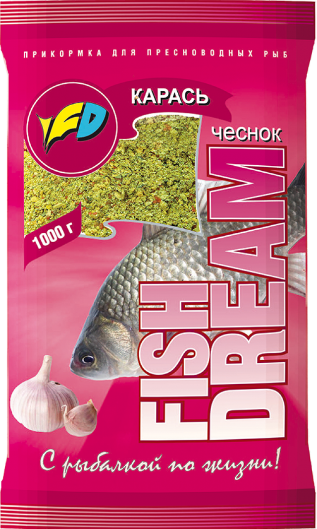 

Підкормка Fish Dream Карась Часник 1000г.