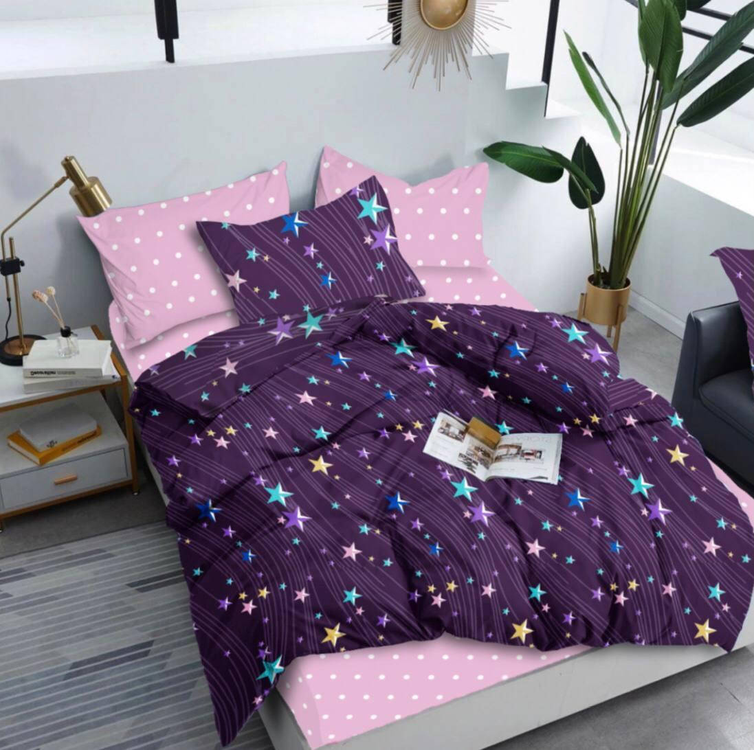 

Постельное белье Двуспальный комплект ,Бязь люкс Двуспальный с европростыней