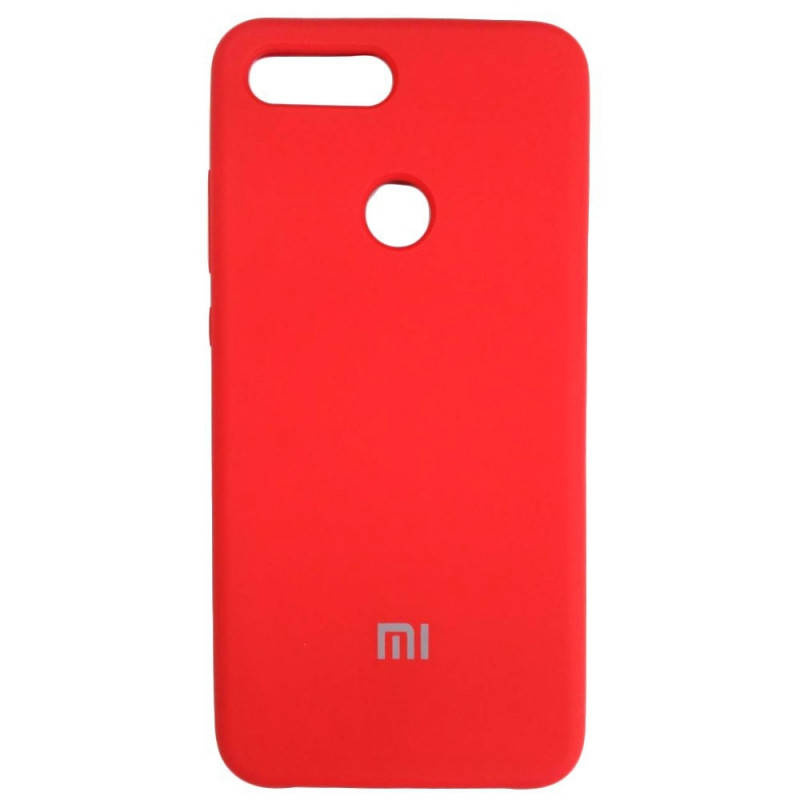 

Чехол Silicone Case Xiaomi Mi 8 lite red, Красный