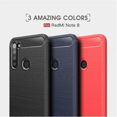 

Чехол Carbon для XIaomi Redmi Note 8 (3 Цвета), Разные цвета