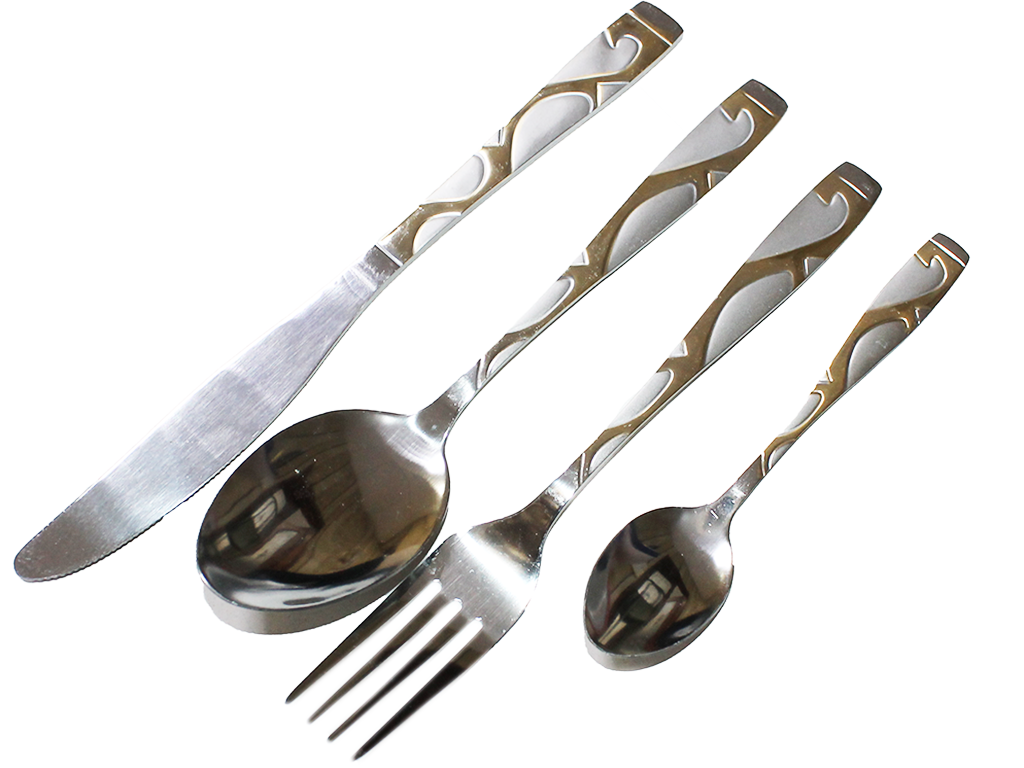 

Столовый Набор "Арка" (4шт/золото)