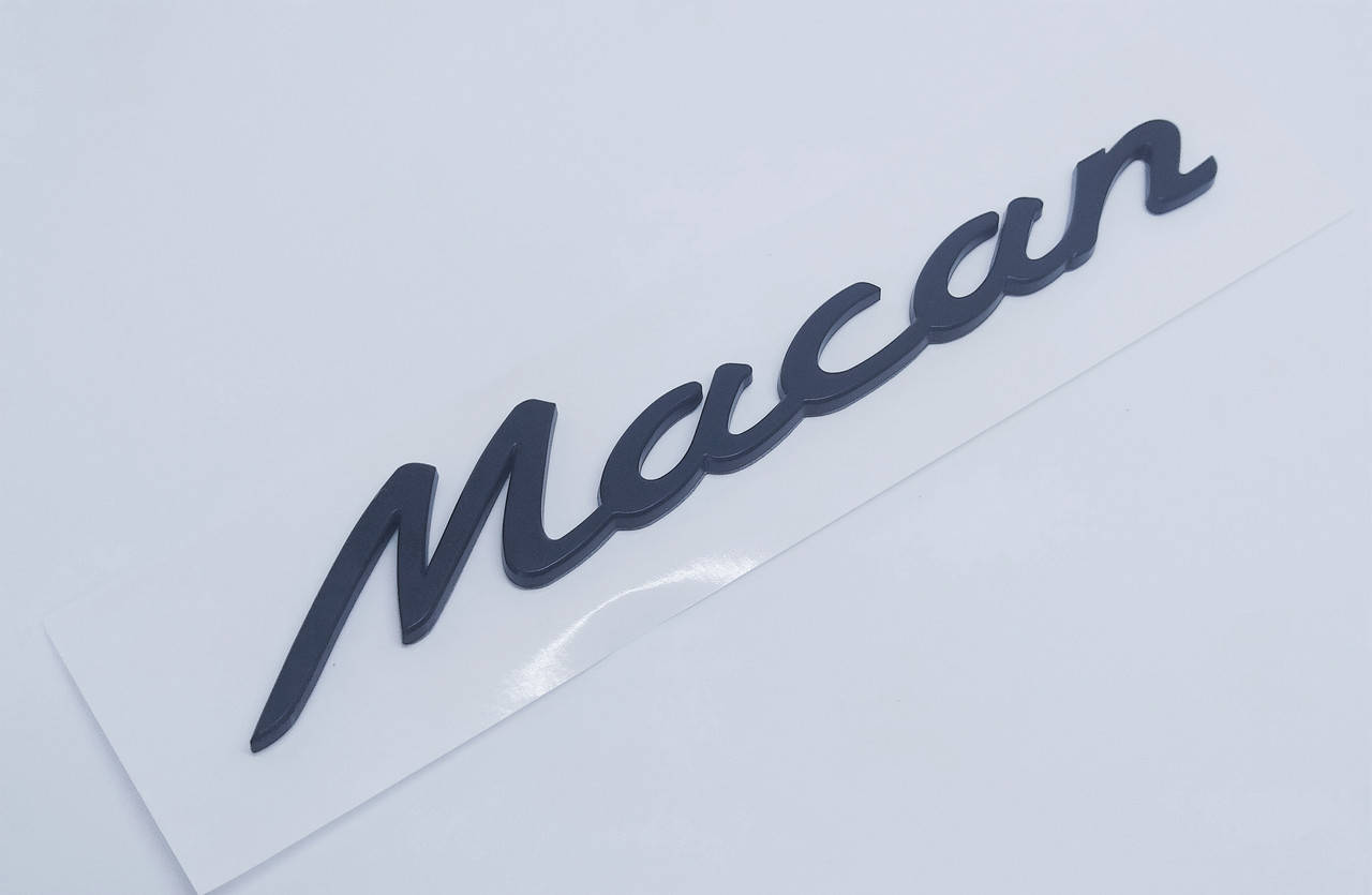 

Надпись Macan Чёрный Мат на крышку багажника Porsche 95855967700