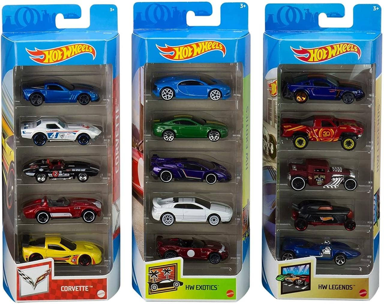 

Набор машинок из 5 штук Hot Wheels Хот Вилс Car Gift Pack в ассортименте оригинал