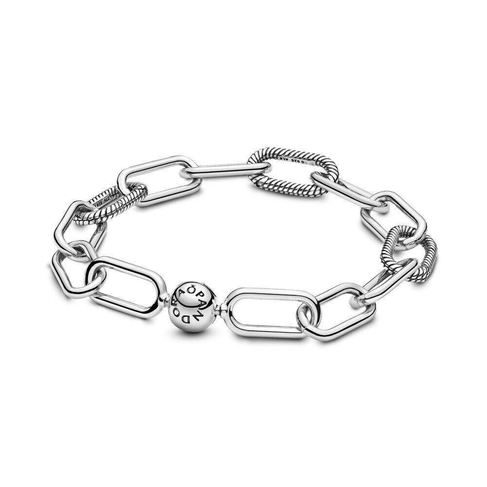 

Серебряный браслет-цепочка из коллекции Pandora Me 17.5