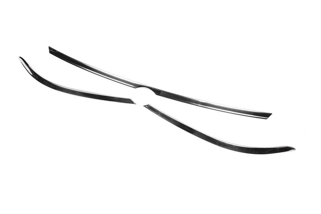 

Накладка на фары и полоска (3 шт, нерж) Carmos - Турецкая сталь для Volkswagen Passat B8 2015↗ гг.