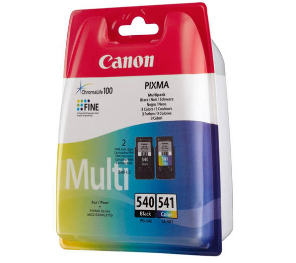 

Картридж Canon PG-540Bk + CL-541цв. MG2150/3150 Multi Pack