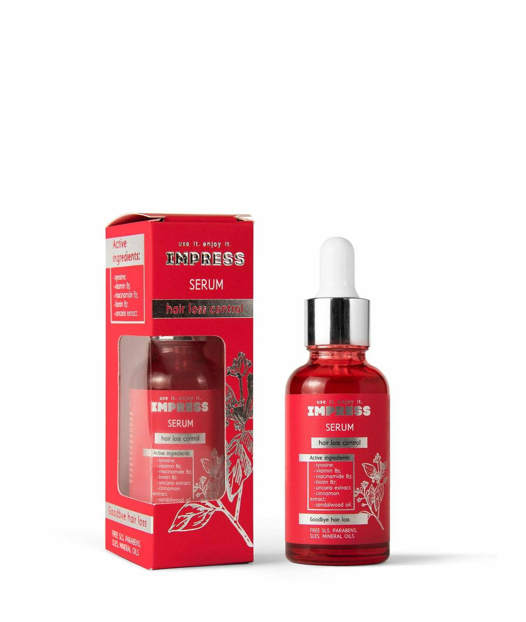 

Сыворотка против выпадения волос Impress Hair Loss Control 30 мл (14845Qu)