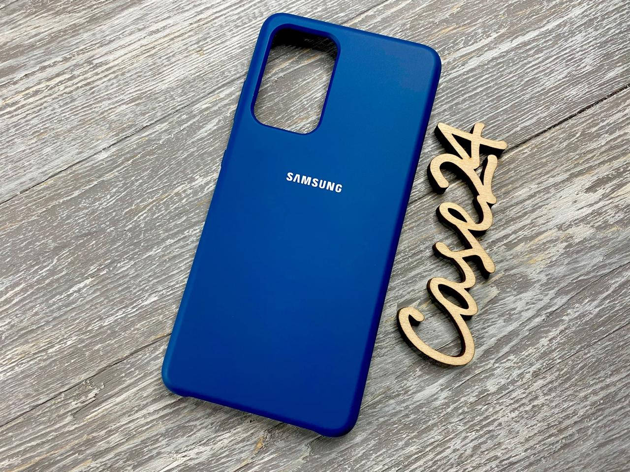 

Чехол Soft touch для Samsung A52 (на самсунг а52) синий
