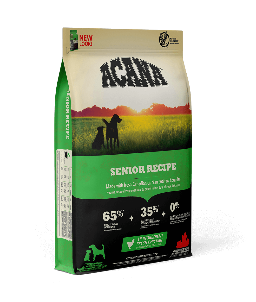 

ACANA (Акана) SENIOR RECIPE 11,4 кг - беззерновой корм для пожилых собак