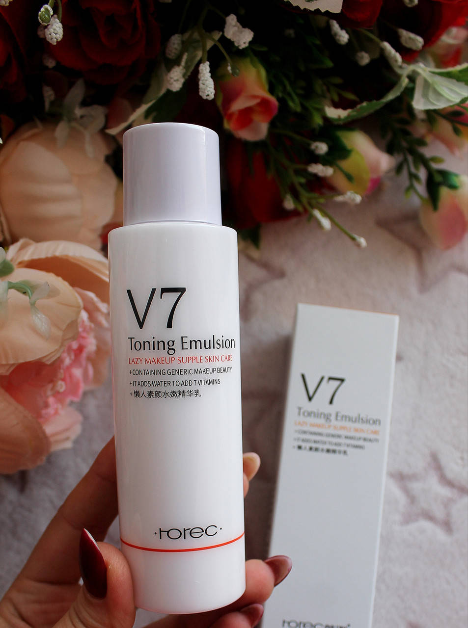 

Освежающий тонер-эмульсия Rorec V7 Toning Emulsion с витаминным комплексом 120 мл