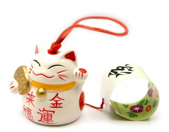 

Дзвіночок керамічний "Кот" (32х6х5,5 см), Белый