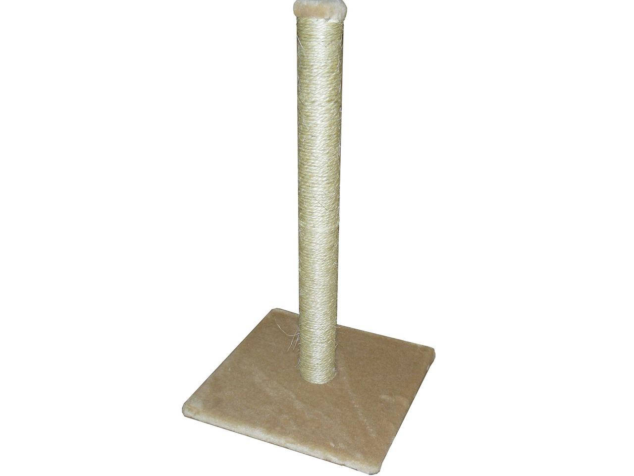 

Когтеточка Фанкот джут Столбик 37х37х74см Бежевый