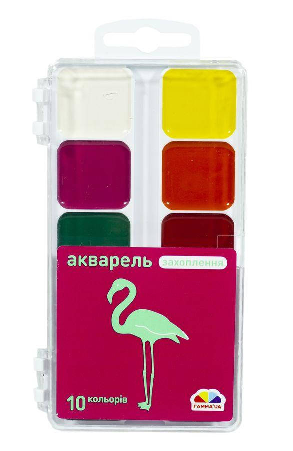 

Акварельные краски Гамма 10цв, Разные цвета