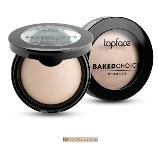 

Пудра запеченная TopFace BAKED CHOICE Rich Touch PT-701 №02 Porcelain