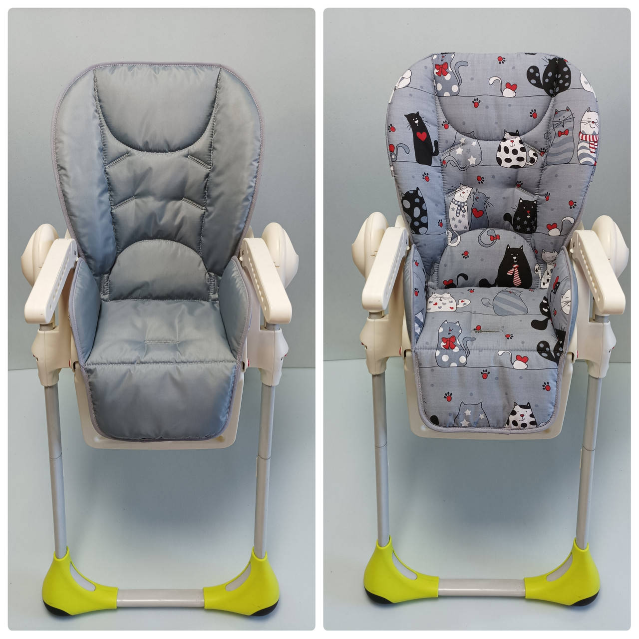 

Двусторонний чехол на стульчик для кормления Chicco Polly 2 в 1, Чико Поли