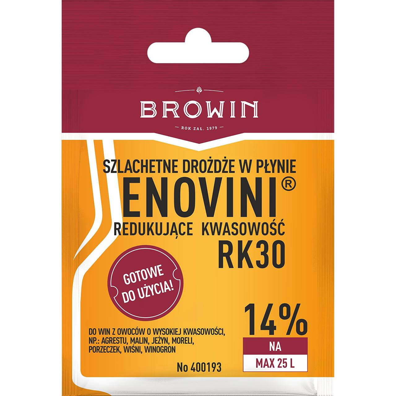 

Biowin дрожжи винные Enovini RK30 для высокой кислотности