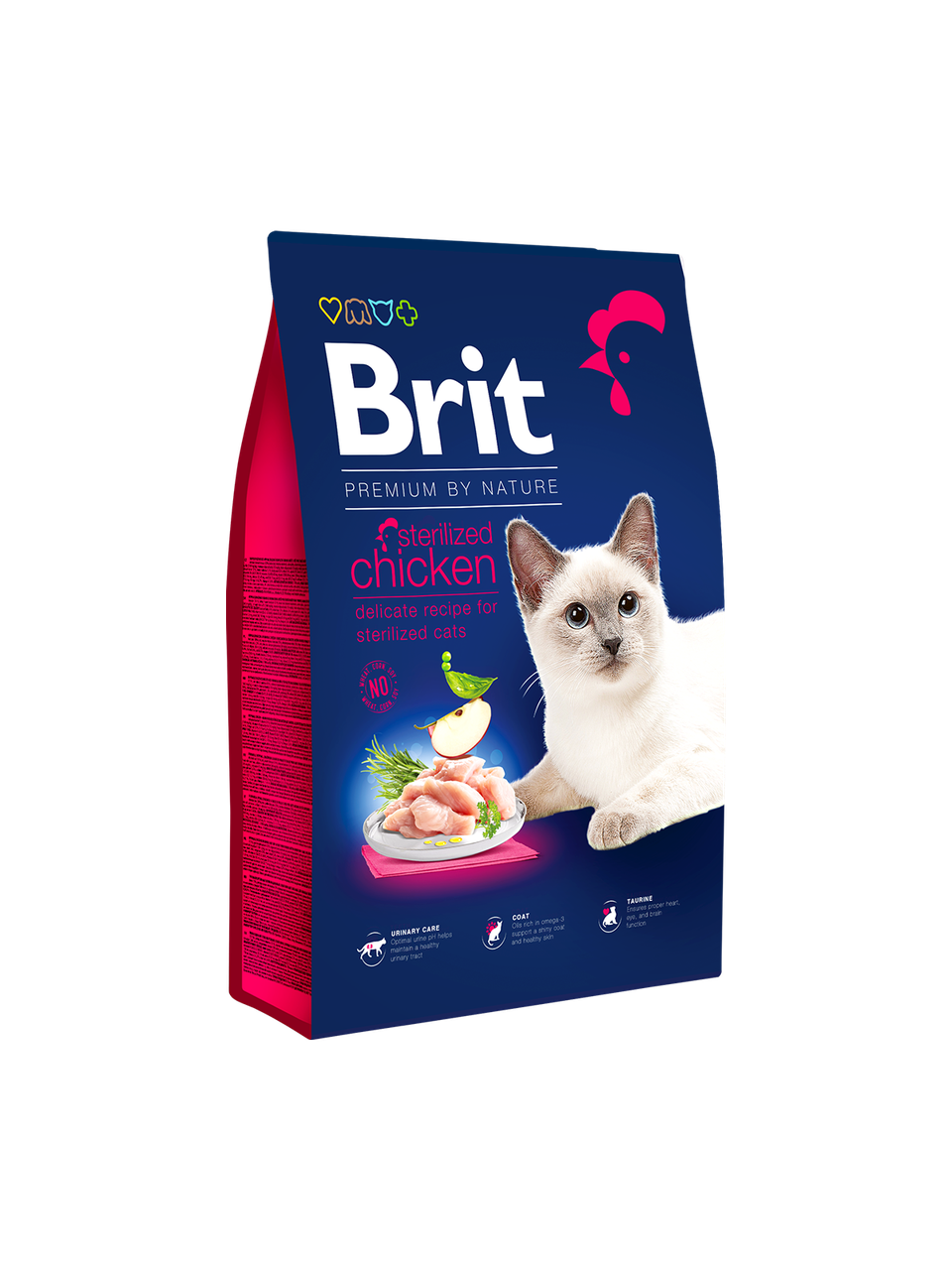 

Brit Premium by Nature Cat Sterilized Chicken для стерилизованных кошек - 1,5 кг