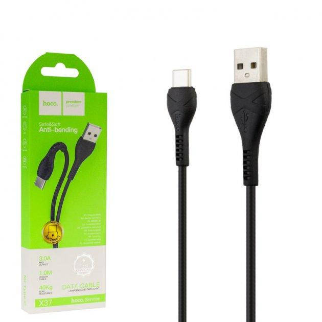 

Кабель Usb TYPE C HOCO X37, Черный