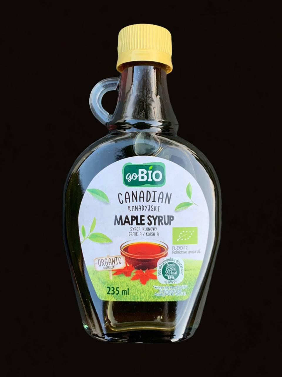 

Кленовий сироп goBio Canadian Maple Syrup/ Кленовий сироп 235 ml