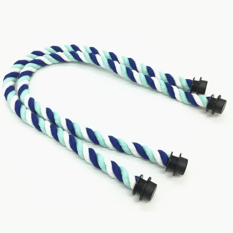 

Бело-синие ручки канаты для сумки-конструктор, 65 см