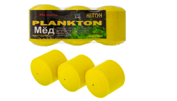 

Технопланктон Нептун Fluo XXL "Мед" 195g