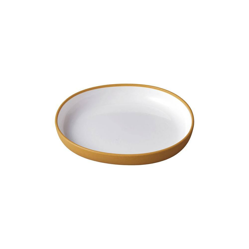 

BONBO plate 170x160mm yellow тарілка жовта, Желтый