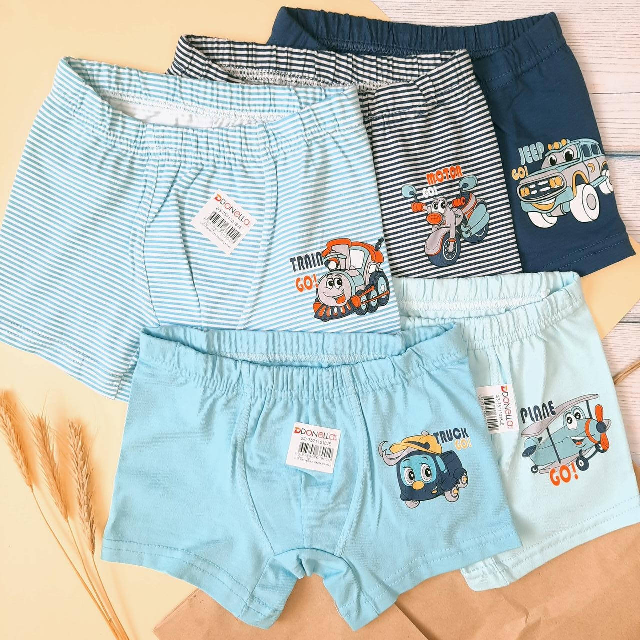 

Трусы для мальчика от 0 до 1 года боксеры донелла Donella оригинал трусики для мальчика нижнее белье, Разные цвета