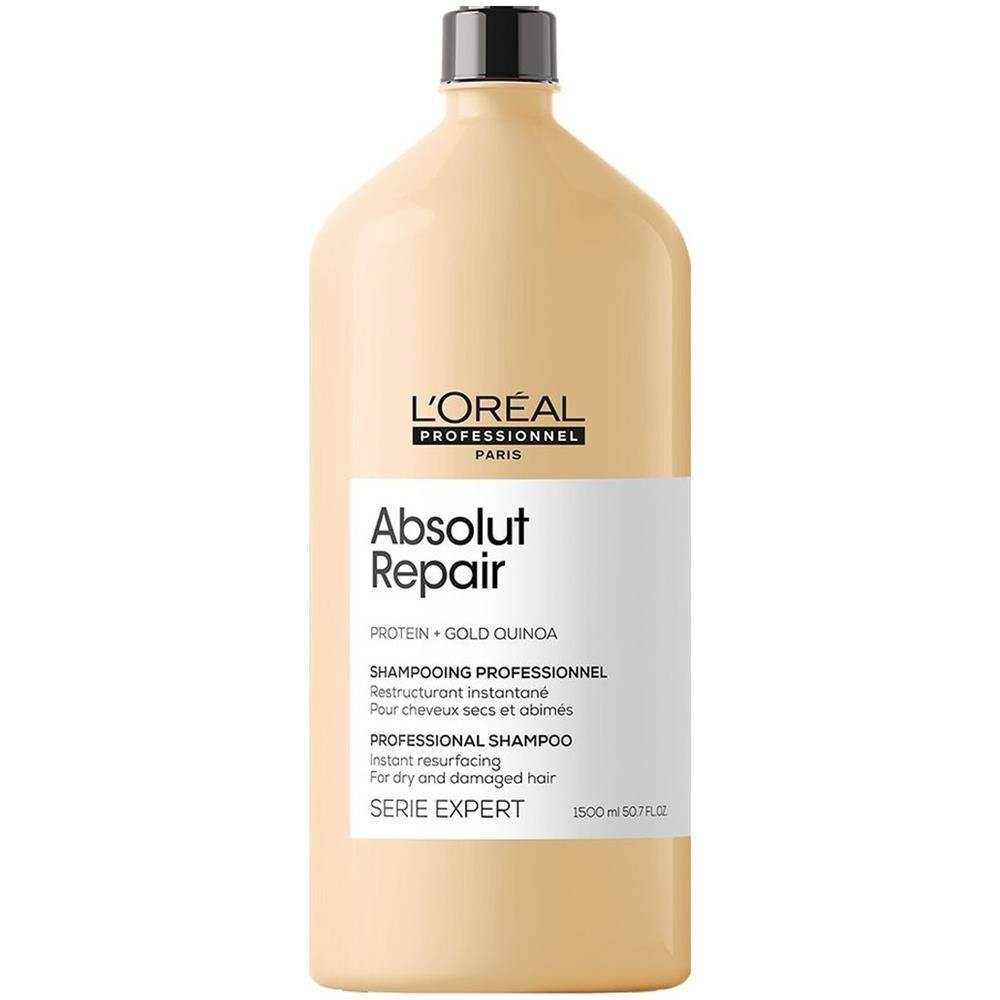 

Шампунь для восстановления поврежденных волос L'Oreal Professionnel Absolut Repair Shampoo 1500 мл (17124Qu)