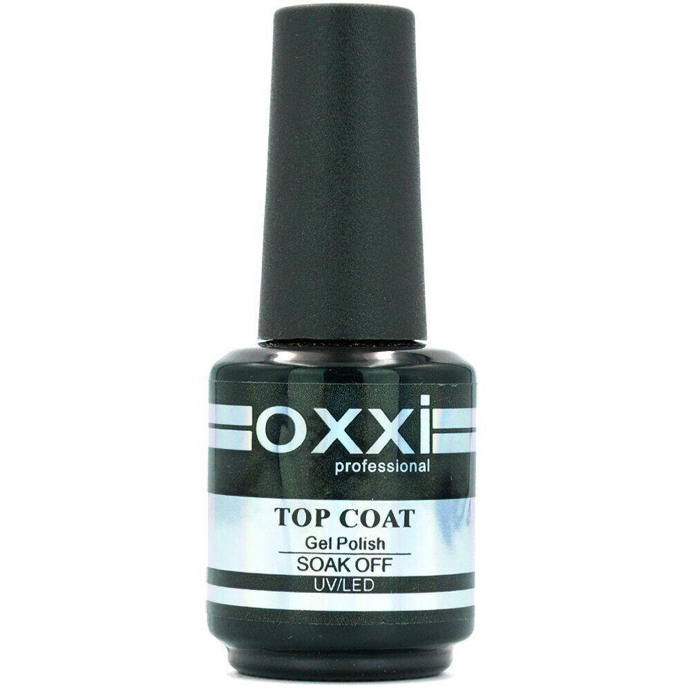 

Топ для ногтей OXXI Professional 15 мл Top Coat Gel Polish soak off с кисточкой