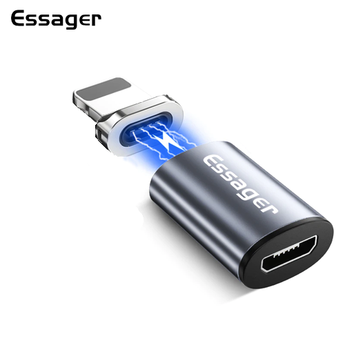 

Магнитный адаптер Essager Micro USB х Iphone
