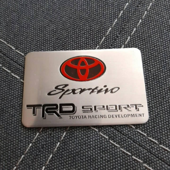 

Шильдик TRD sport TOYOTA 80×50 мм