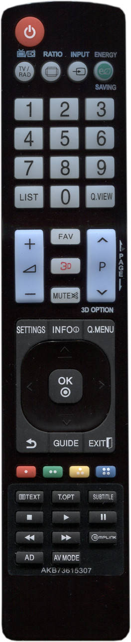 

Пульт для телевизора LG AKB73615307