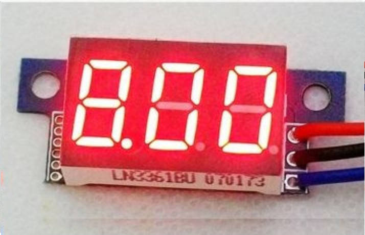 

Вольтметр цифровой DC 0-99.9V (3-30V)