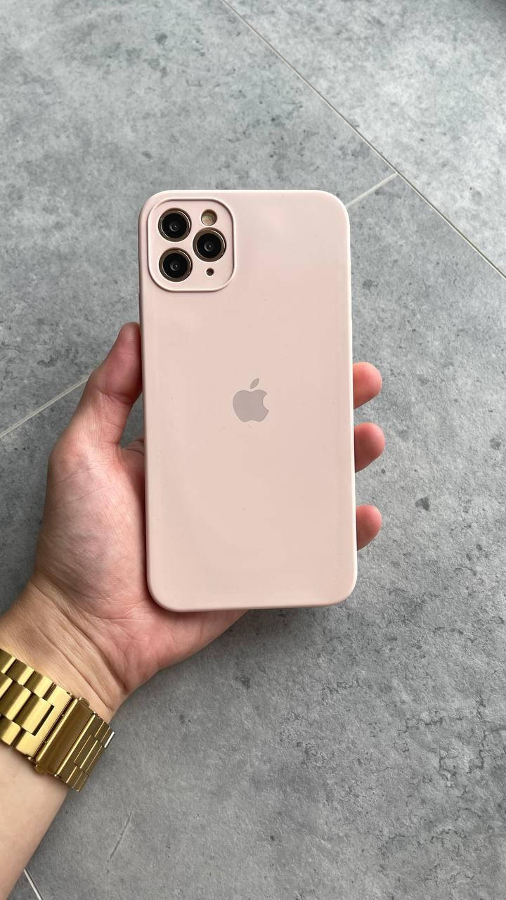 

Силиконовый чехол на iPhone 11 Pro с квадратными рамками в стиле iPhone 12-13 13
