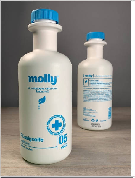 

Натуральное жидкое мыло Molly Сенсетов BLUE, 1л.