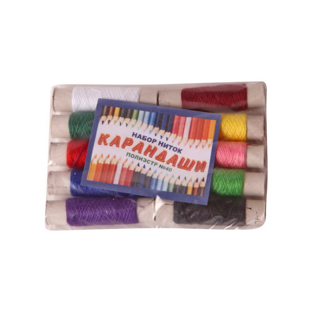 

Нитки кольорові 10 шт